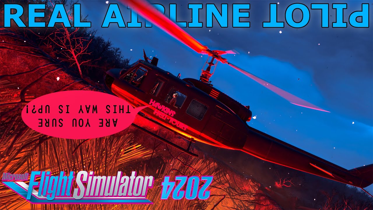 Stranger Things Simulator! Microsoft Flight Simulator with a Real Pilot