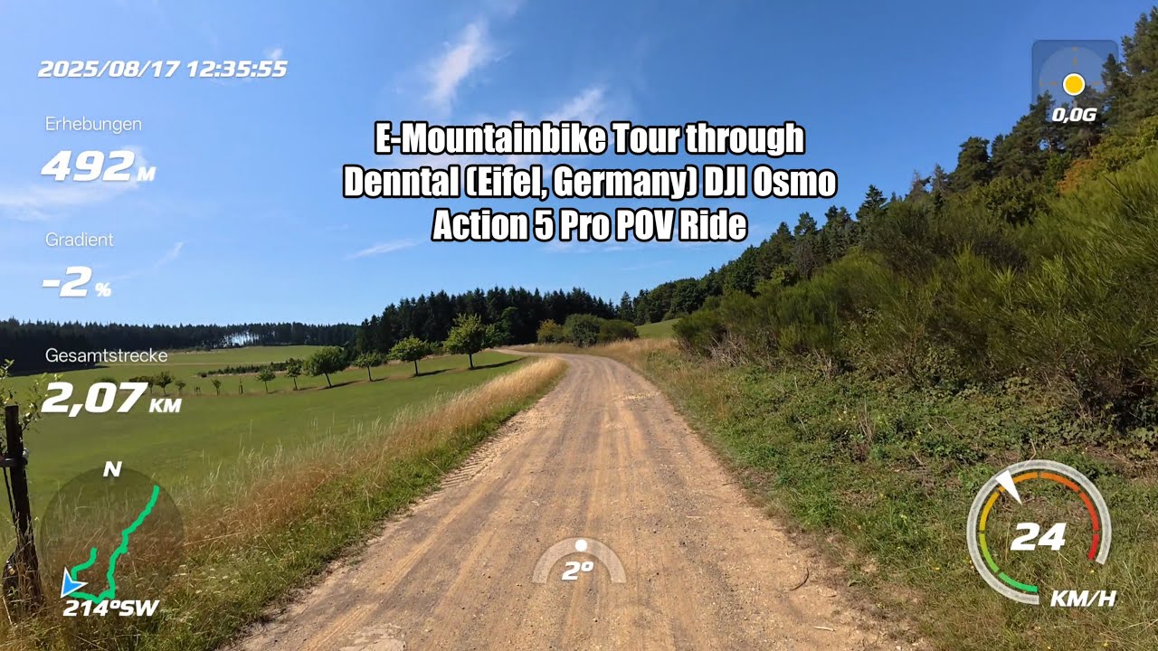 E-Mountainbike Ride through Denntal (Eifel, Germany) 🚴 | DJI Osmo Action 5 Pro POV RIDE