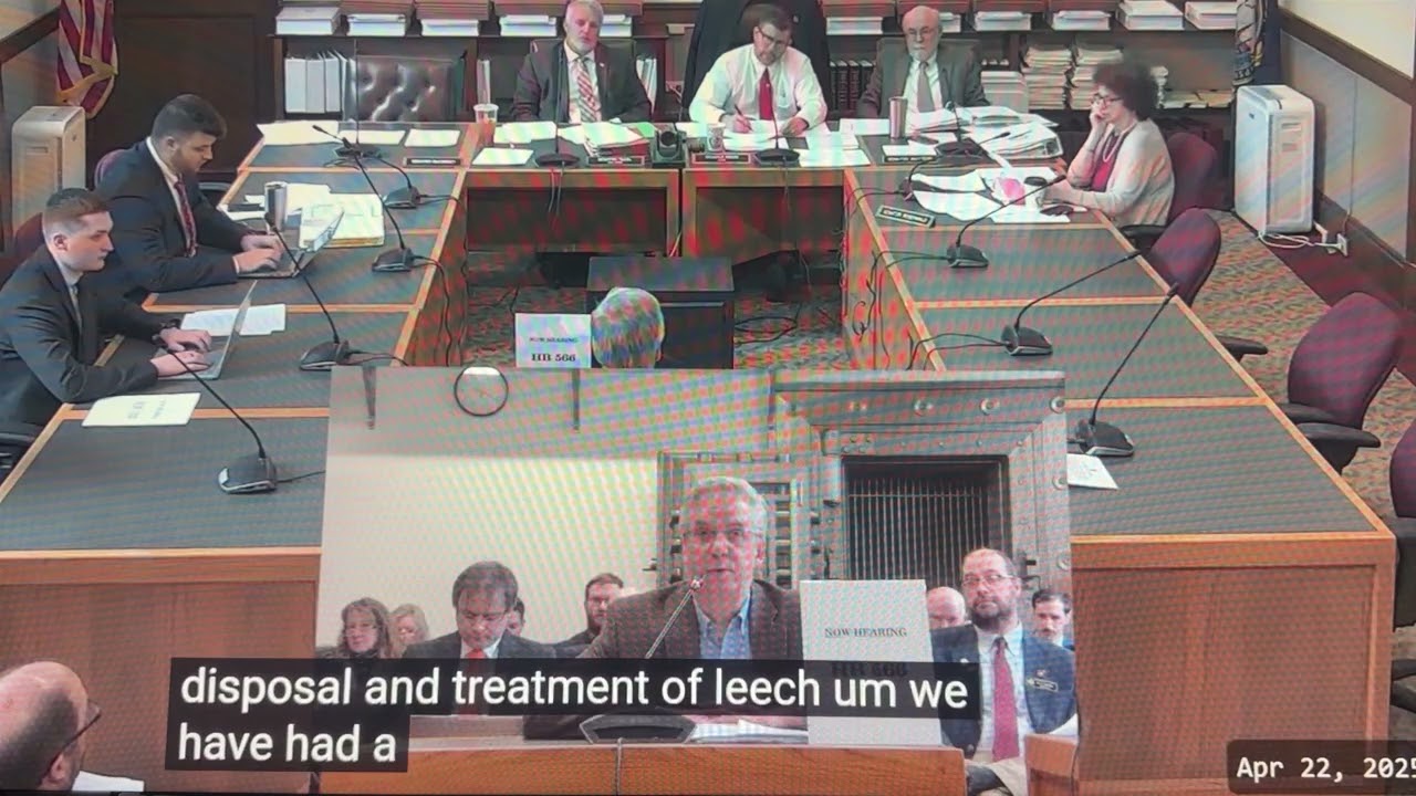 NHDES Director Mike Wimsatt Mentions The Casella/NCES Landfill, Leachate Issues, & NHDOJ 4/22/2025