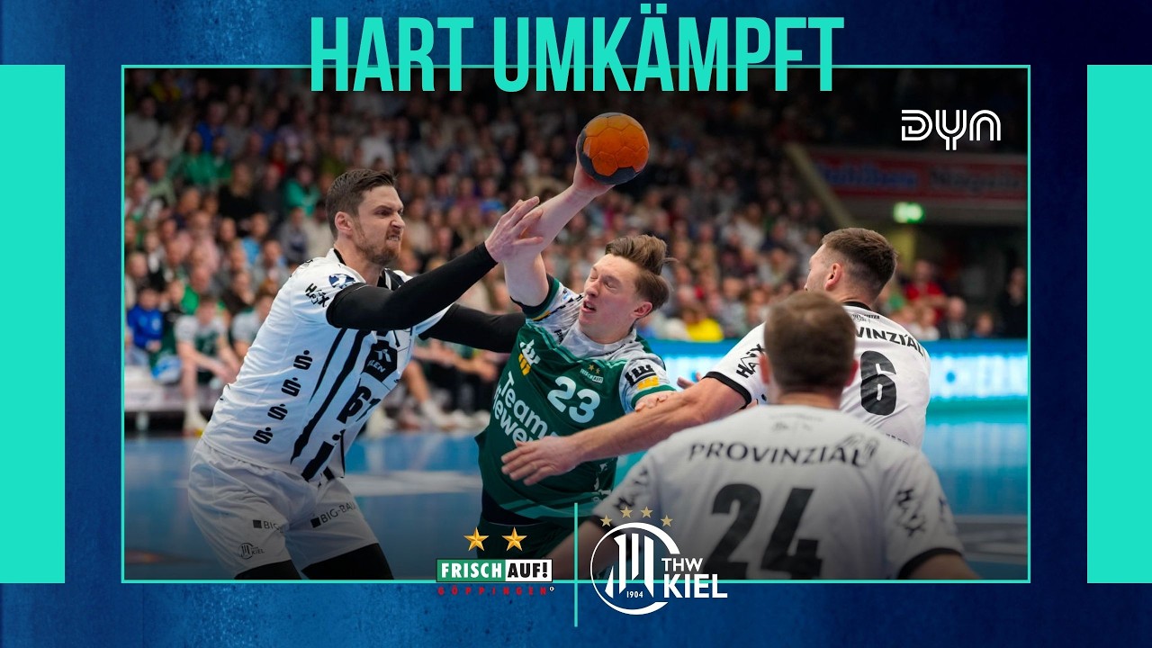 Highlights: FRISCH AUF! Göppingen - THW Kiel (Saison 2025/26) DAIKIN HBL | Dyn Handball