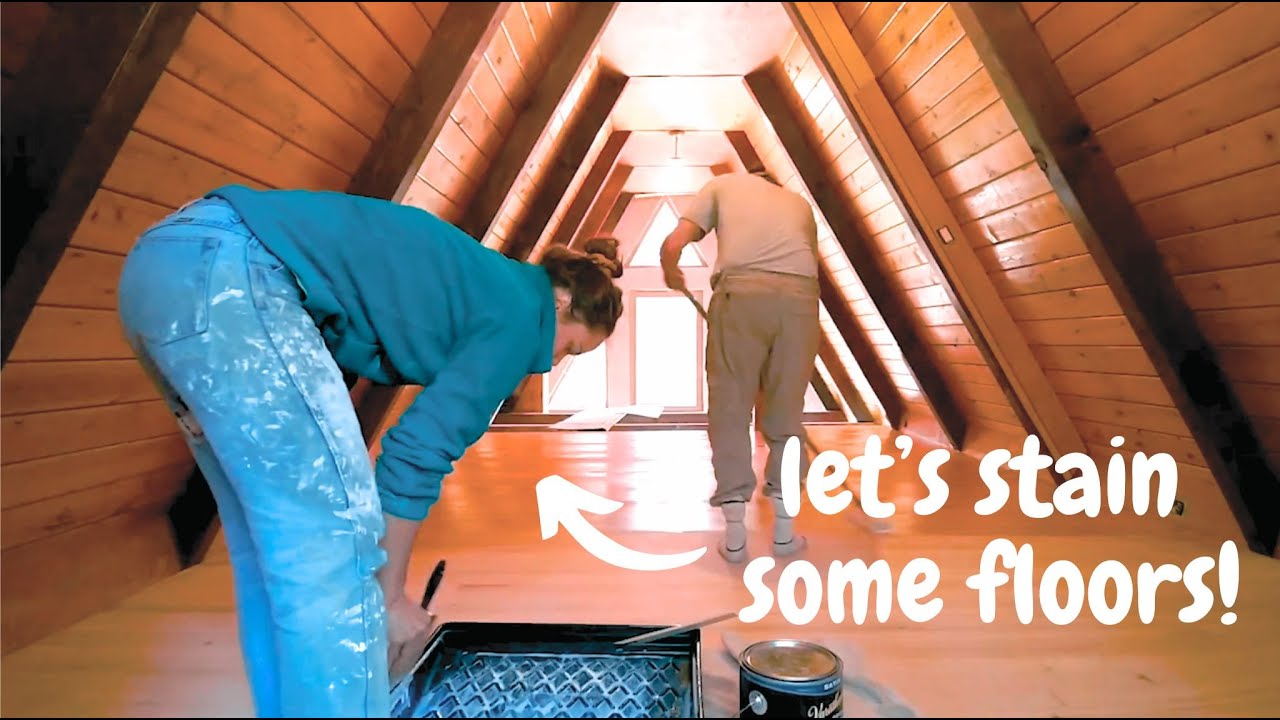 We finished the FLOORS! - Starting on the A-frame pump house - Pt. 20