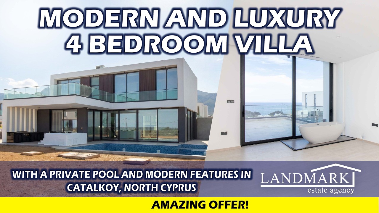 🏡 Seafront Villas for Sale in Catalkoy North Cyprus | Turkish Title