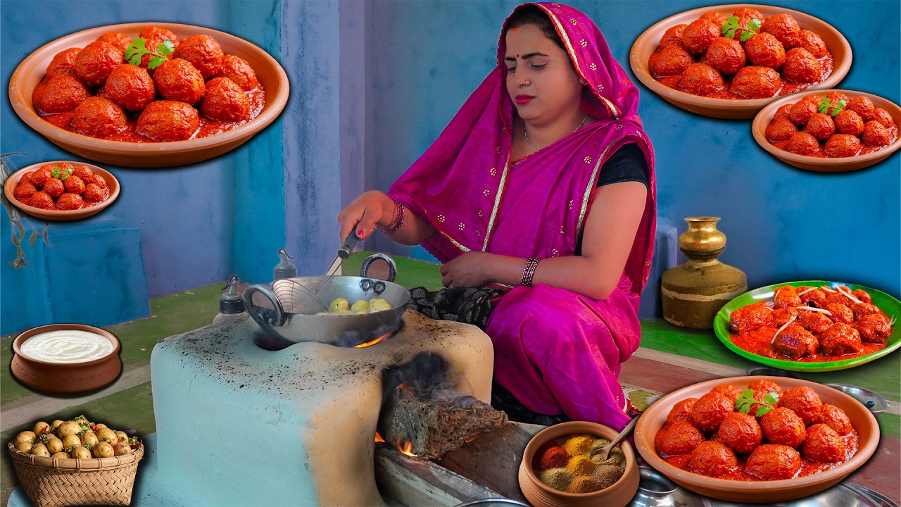 कश्मीर के घरों जैसा असली दम आलू 😋 | Authentic Kashmiri Dum Aloo Recipe