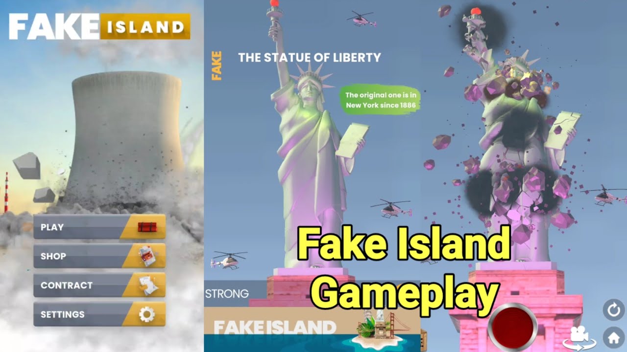 Fake Island : Demolish Game Gameplay