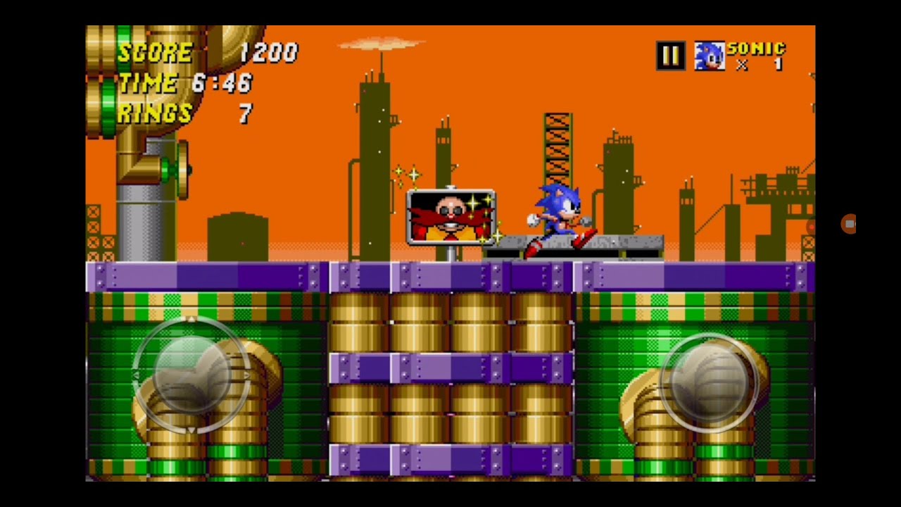 Sonic the Hedgehog 2 Oil Ocean Zone Act 1 | Successful Playthrough After Many Tries (Android)