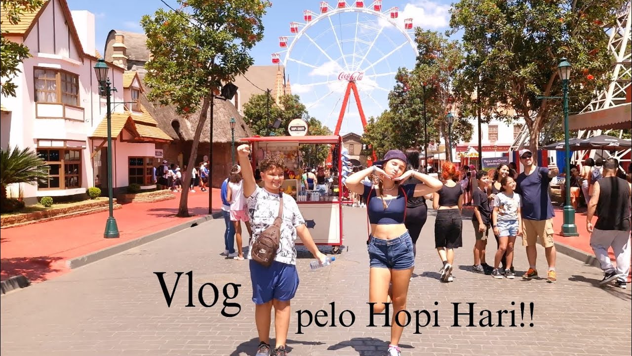 Vlog pelo Hopi Hari!! ♡☆ | E de bônus ainda vi o Gabriel Doidinho (Meu namoradinho) !!