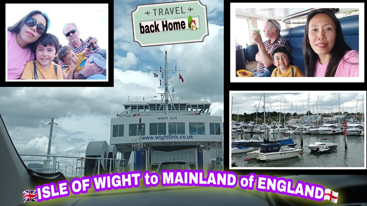🇬🇧Travel back home from ISLE OF WIGHT (for the 6th times) enjoy the view 🥰