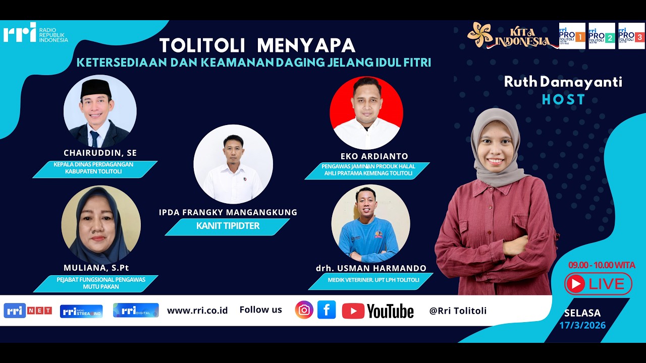 TOLITOLI MENYAPA - KETERSEDIAAN DAN KEAMANAN DAGING JELANG IDUL FITRI