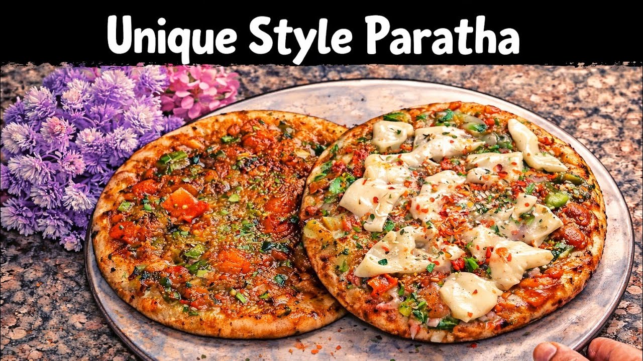 इस रेसिपी को आप लंच डिनर टिफिन किसी के लिए भी बना सकते है l unique style paratha