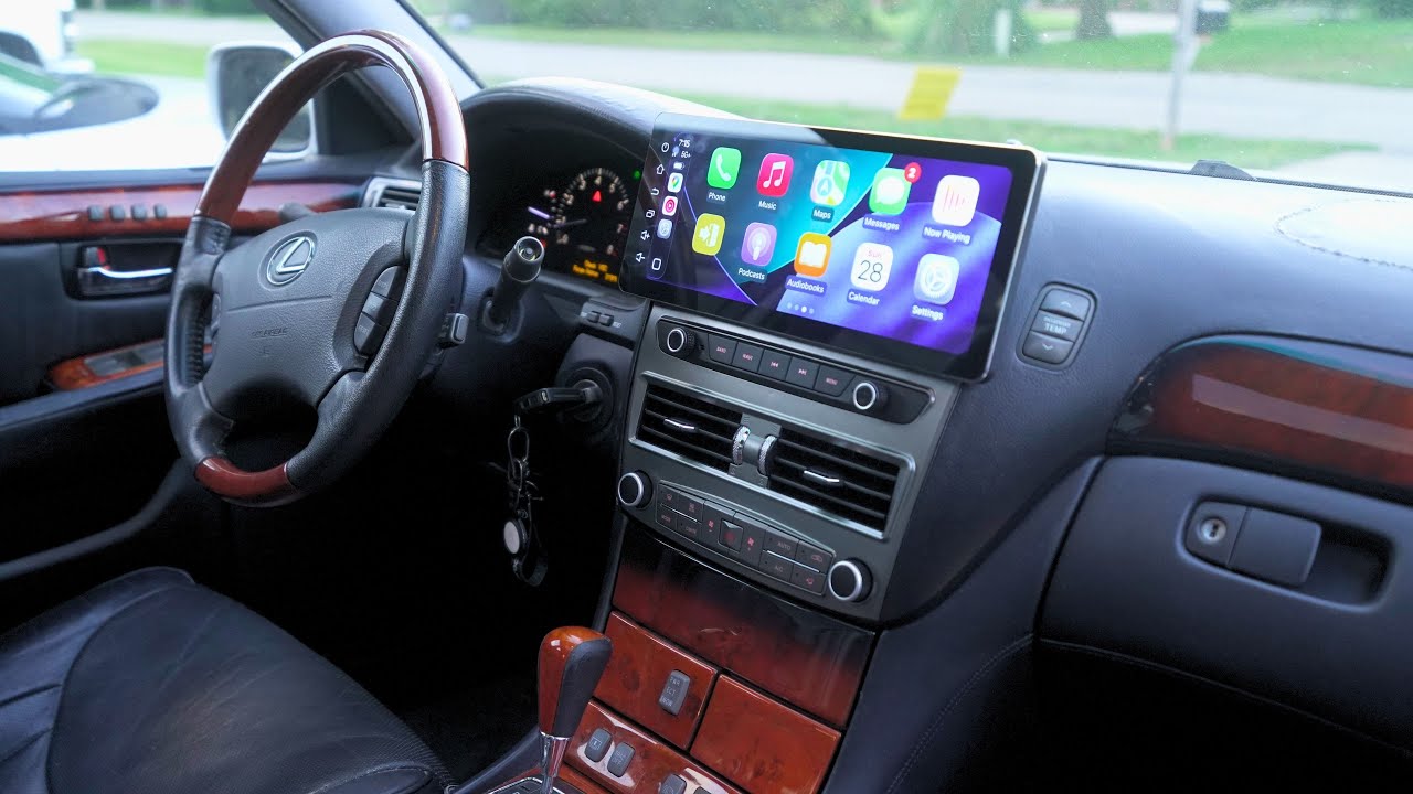 Lexus LS430 12.3 Apple CarPlay Stereo | Обзор и установка