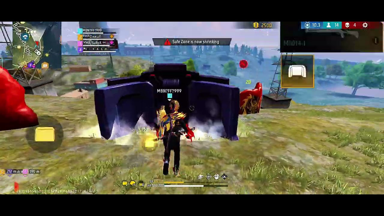 7+kill in Iphone 6 Br rank Free Fire full Handcam gameplay +2gb ram test 2026 @ffshort_011