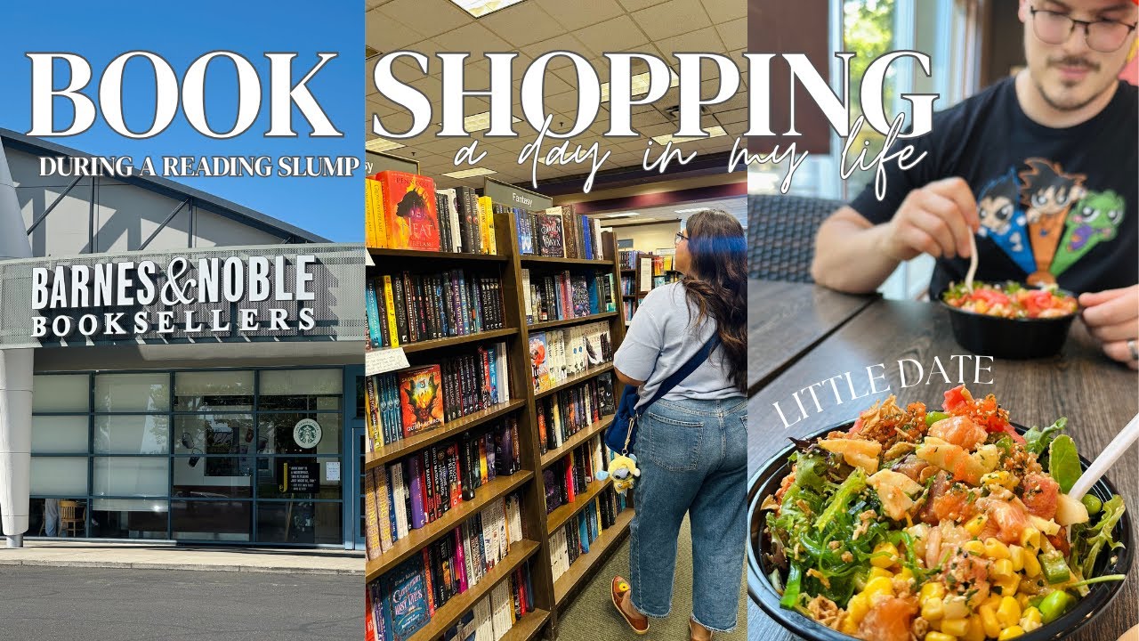 Book shop with me during a reading slump 📚 + Book Haul ☺️
