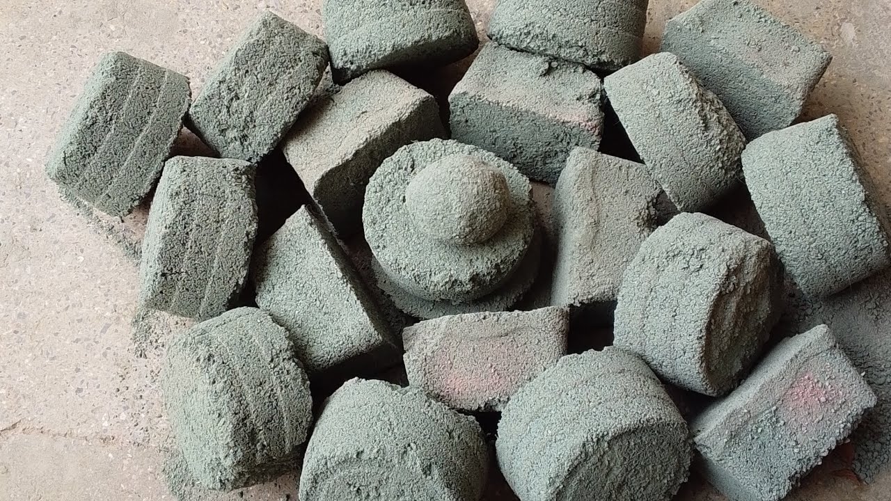 ASMR 🥀 New video water 💦 crumbling crey concrete #satisfying #sandmentcrushing 