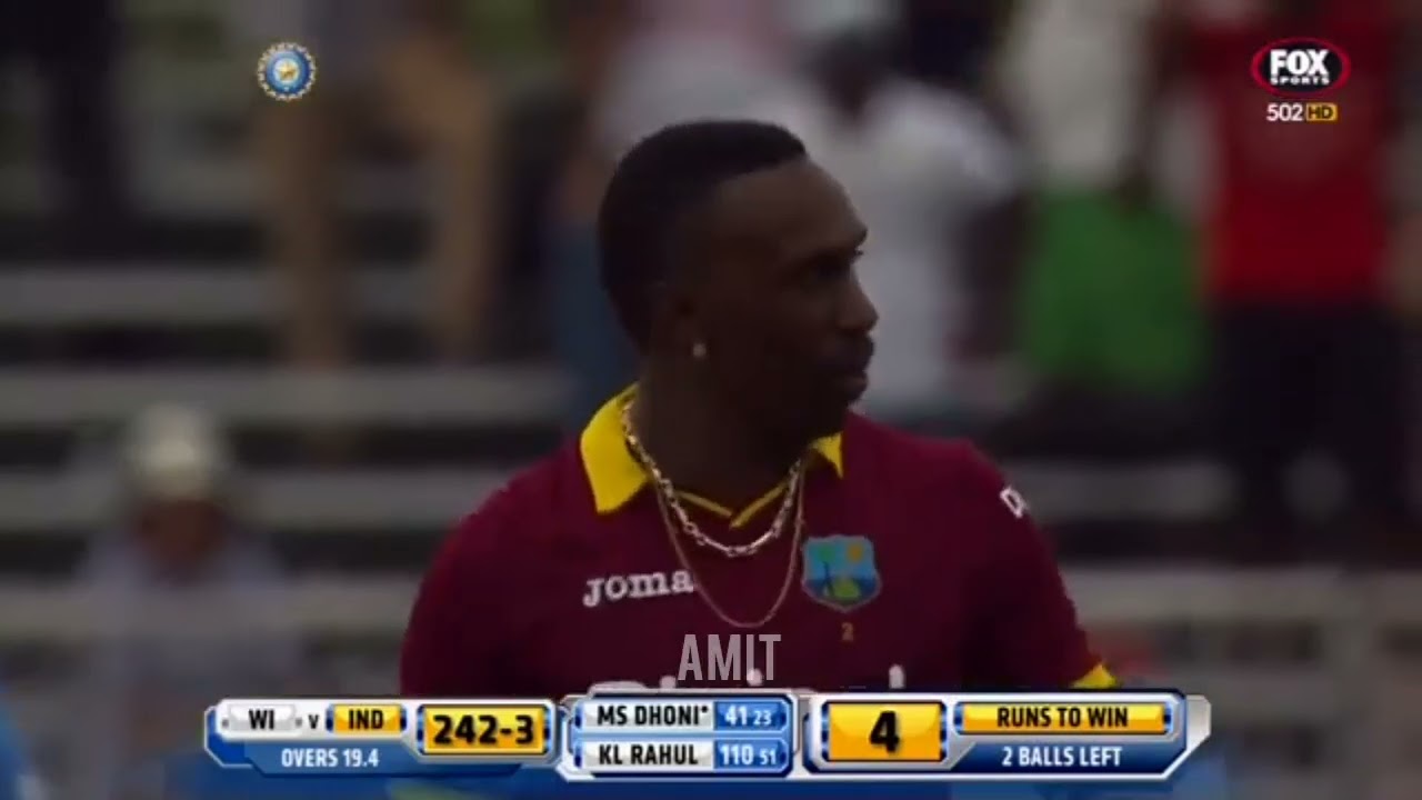 ms dhoni failed to finish in final over against west indies cricket hurts #indvspak #indvspak wc2023