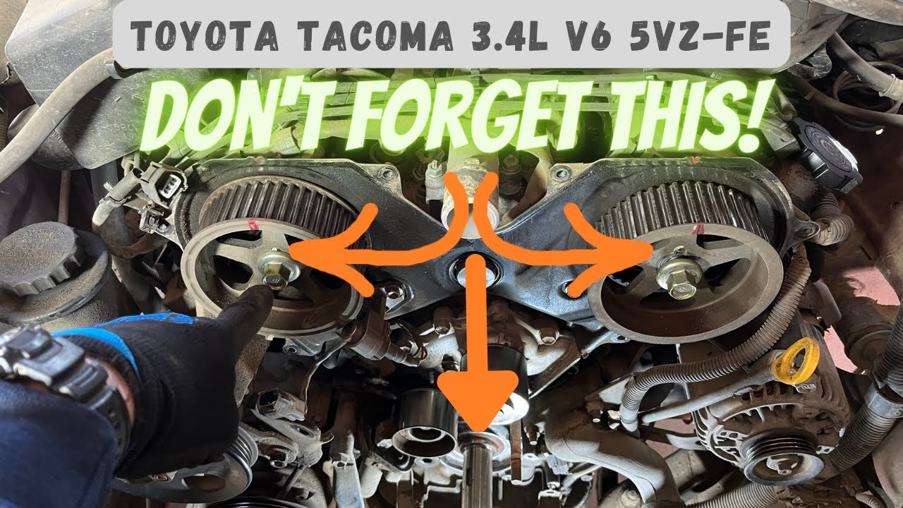 Замена сальника распредвала и коленвала Toyota — 3,4 л V6 5VZ-FE