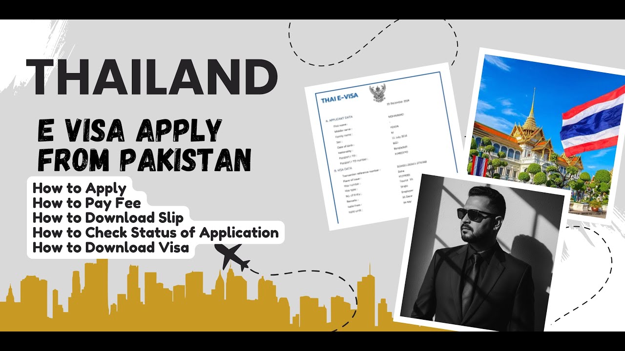 How To Apply Thailand E visa From Pakistan /Complete Guide #jinahent #thailandvisa #thaievisa