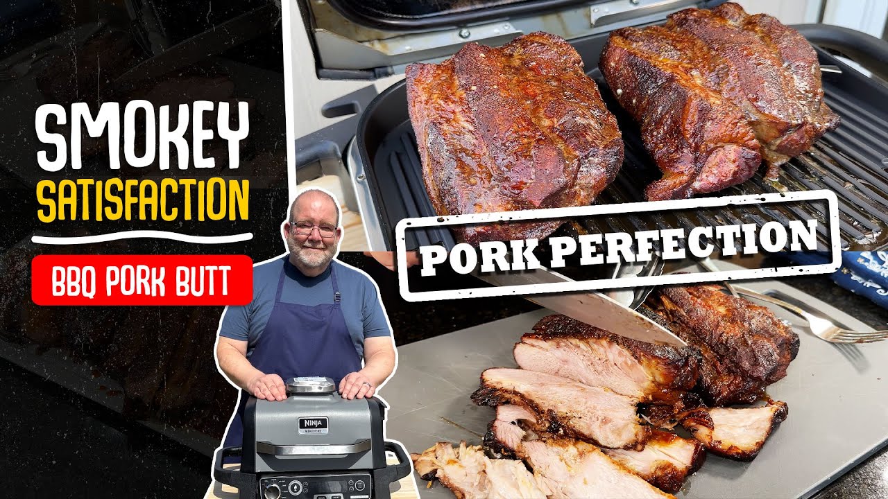 BBQ Smoked Pork PERFECTION - EASY RECIPE! Ninja Wood Fired Outdoor Grill