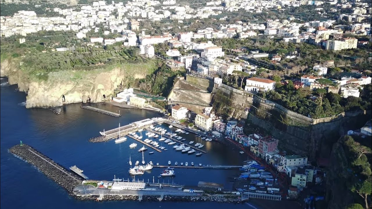 Piano di Sorrento seen by drone 4K