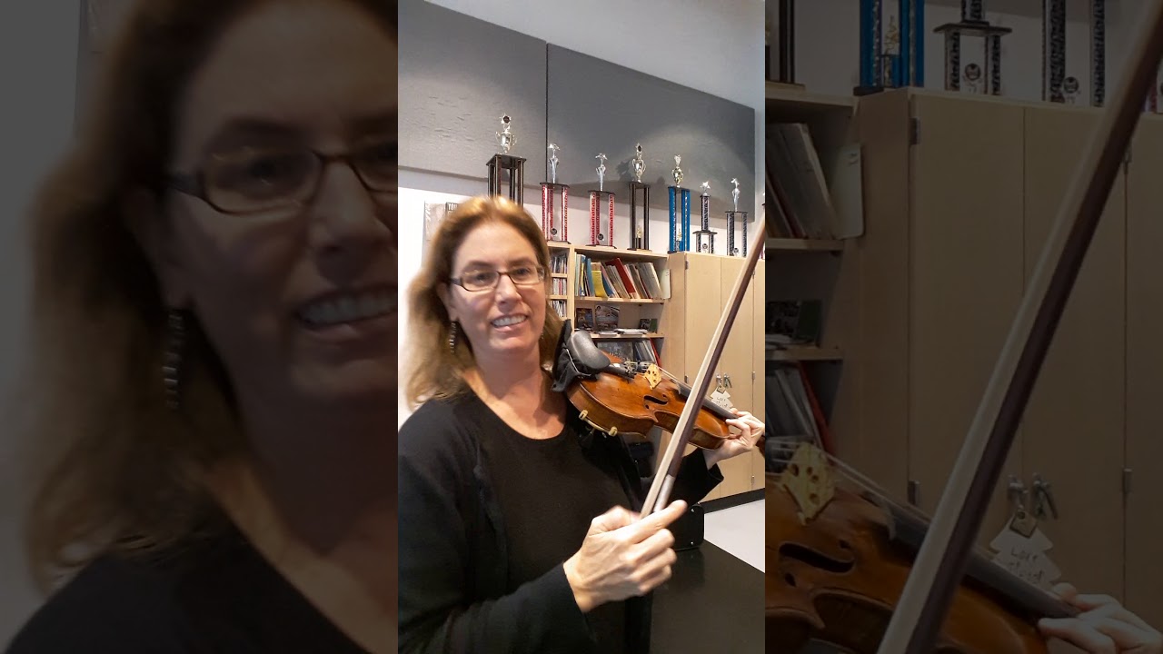 2nd violin, 4th mvt,  Bransles, Capriol Suite, practice video