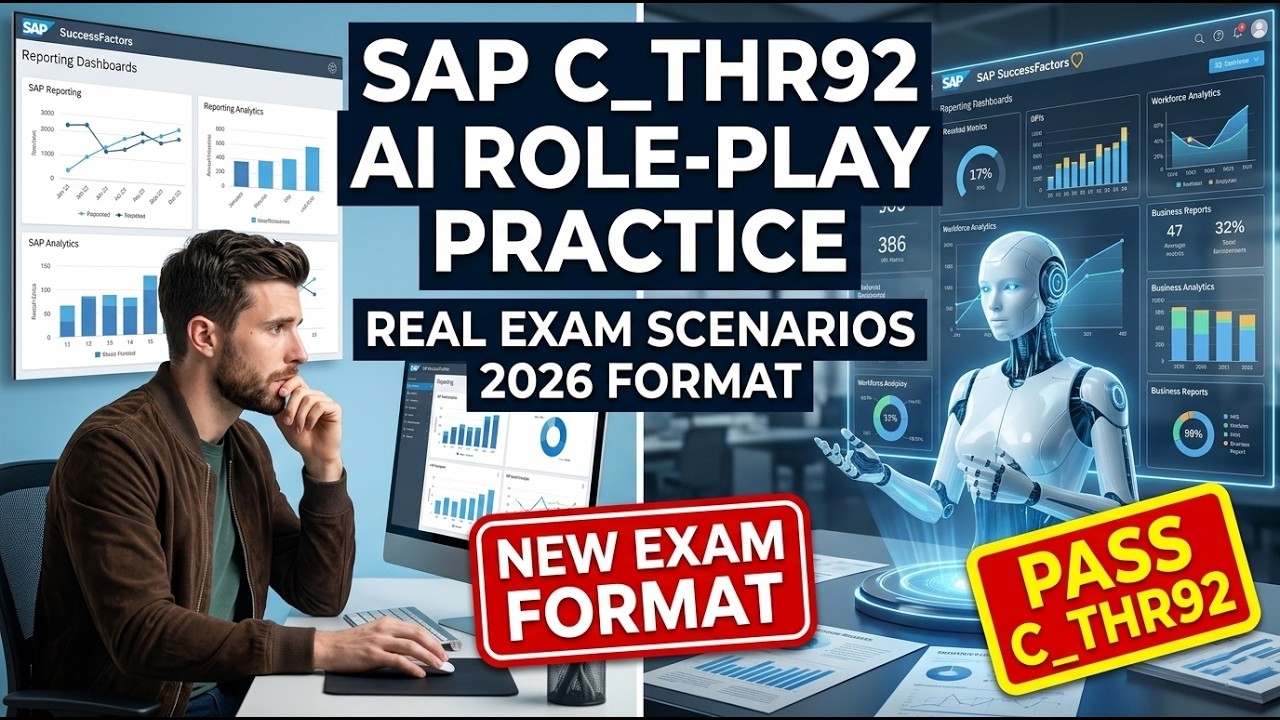 Запутались в новом формате вопросов SAP C_THR92? Узнайте, как работают сценарии с ИИ-ролевыми игр...