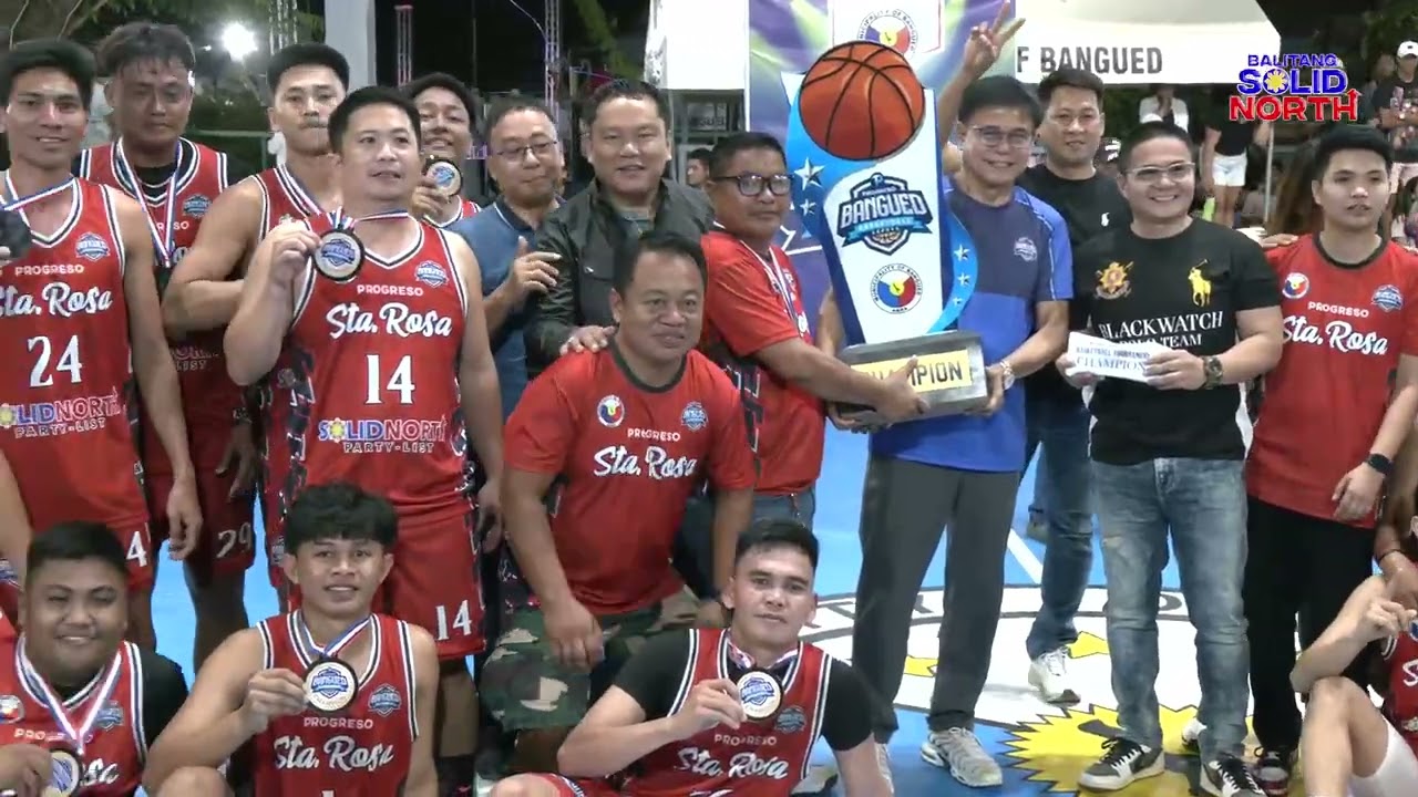 ABRA: Barangay Sta. Rosa, kampeon iti Progreso Bangued Inter-Barangay Basketball League