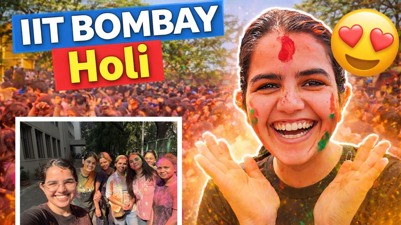 IIT Bombay crazy VIRAL Holi Celebration