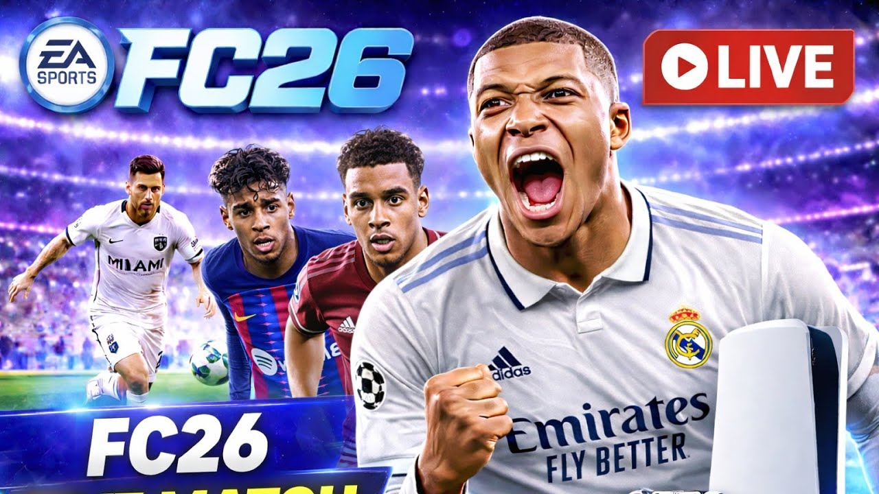 🔴Live now FIFA 26 Gameplay PS5 | Superstars on the Pitch