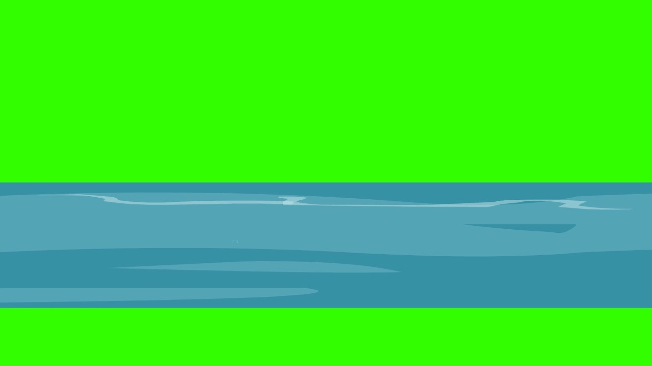 River water flow Animation || Green Screen || 2d Flash Animation || For your YouTube Channel