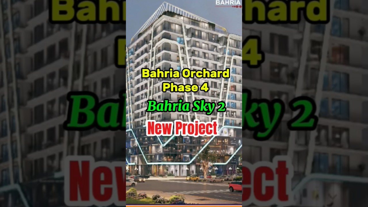 Oz developers New Project | Bahria Sky 2 | Bahria Orchard Phase 4 | Apartments On installment