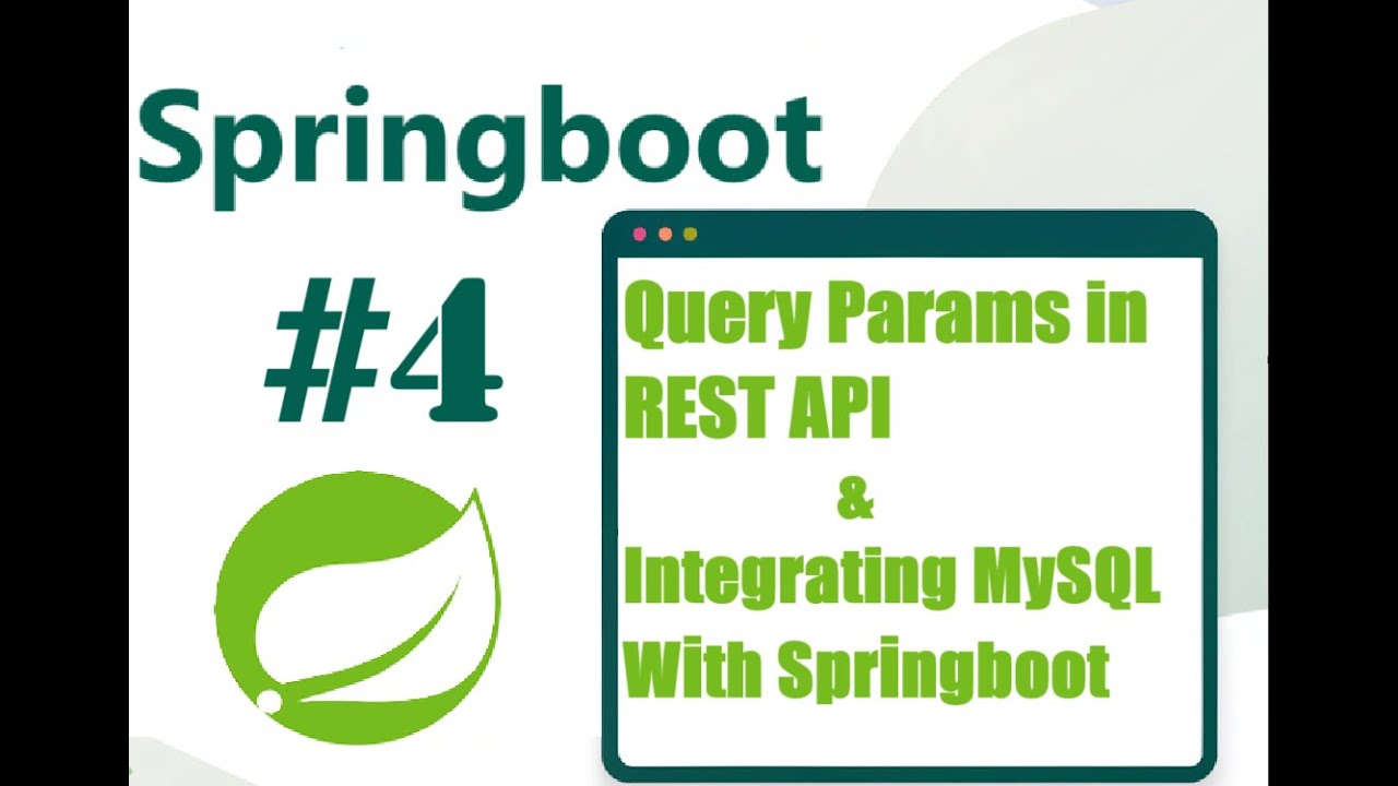 #4 Spring Boot REST API Query Parameters & MySQL Database Integration