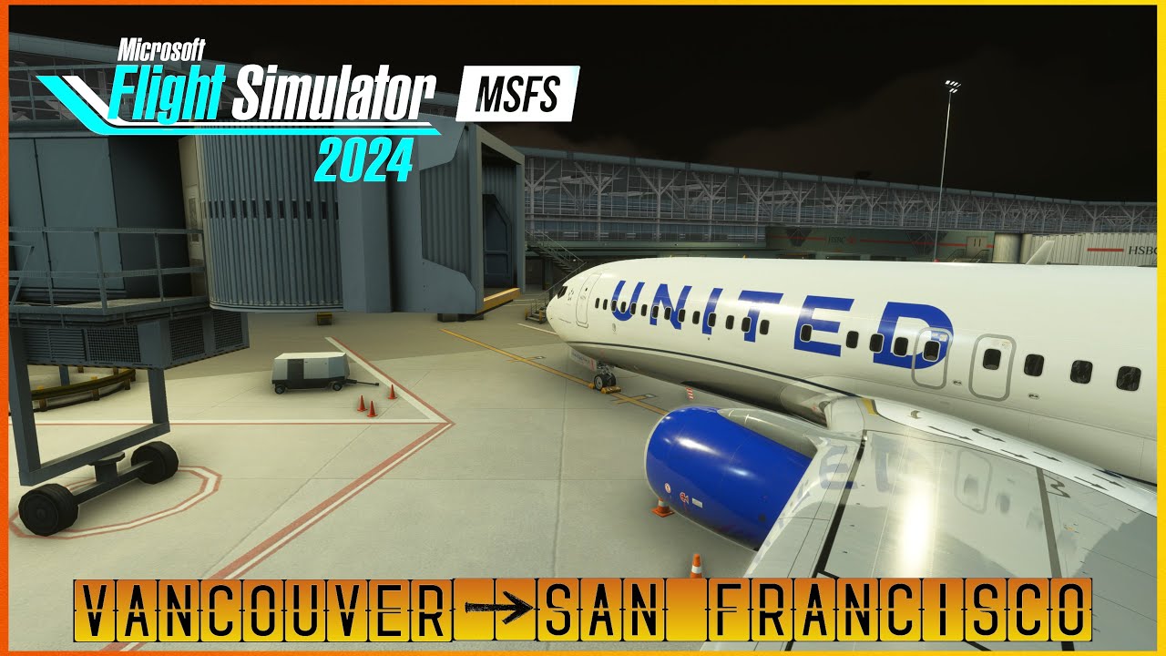 MSFS 2024 | VANCOUVER (cyvr) - SAN FRAN (ksfo)| FULL IMMERSION W/ BEYOND ATC,FS2CREW,GSX,CHASE PLANE