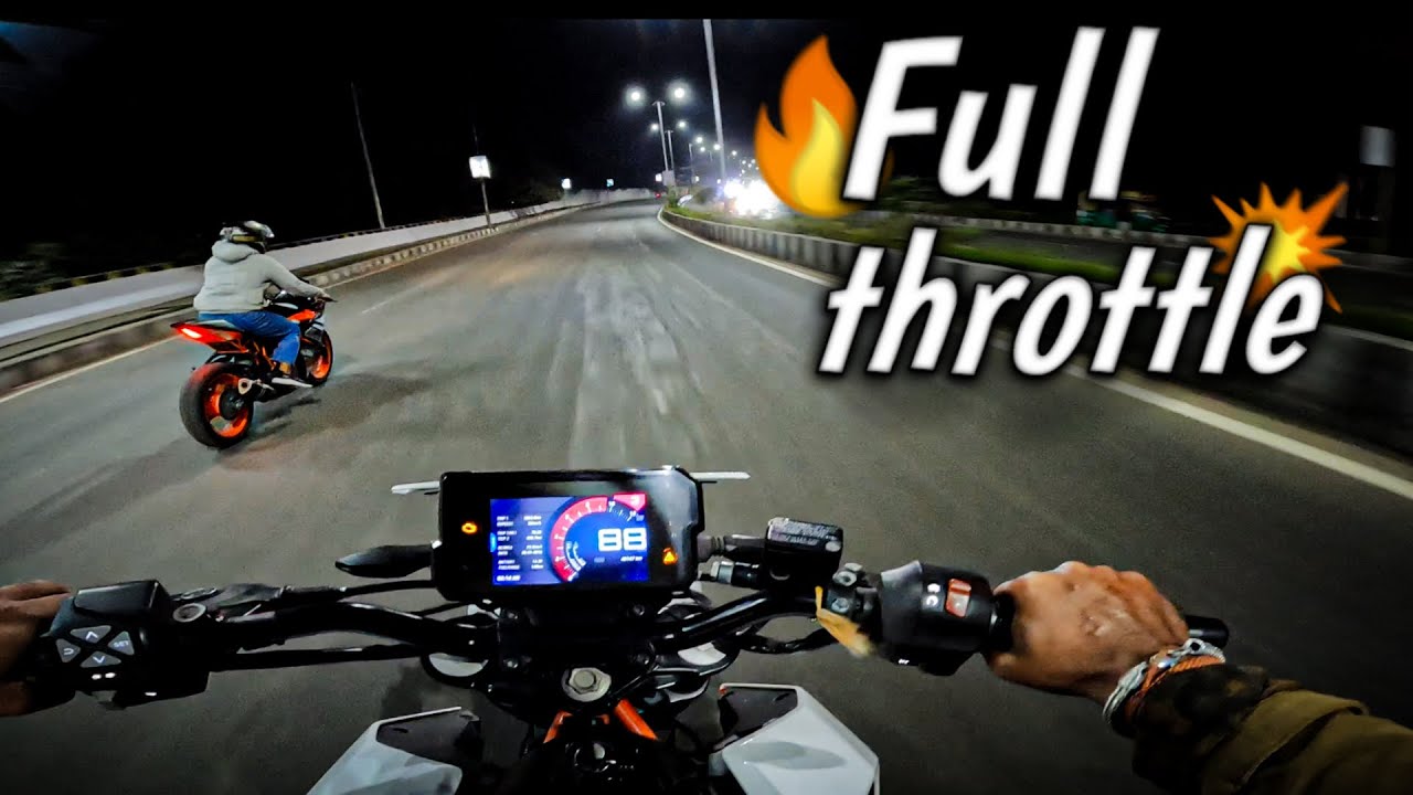 Night Ride | Full Throttle | Duke 390 vs RC 390