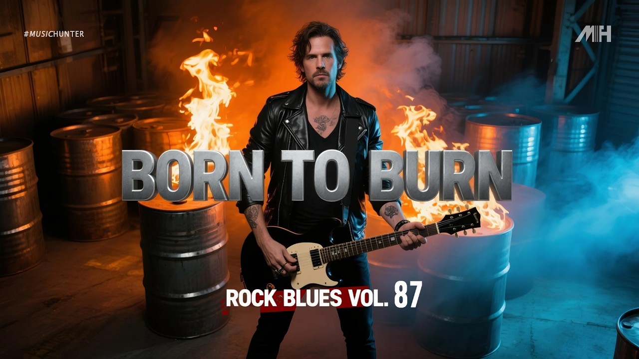 🔥 BORN TO BURN &ndash; High Energy Rock Blues Instrumental (1 Hour)