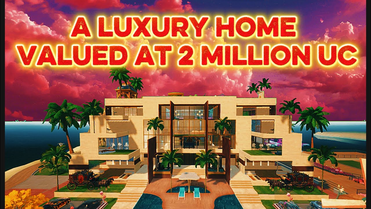 A luxury home valued at 2 million UC - pubg mobile