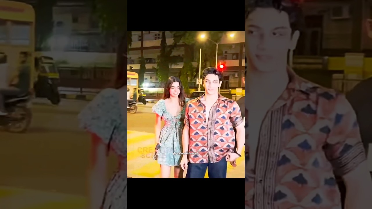 Are they dating?👀...YES😍❤#vedangraina #khushikapoor #shorts #viral