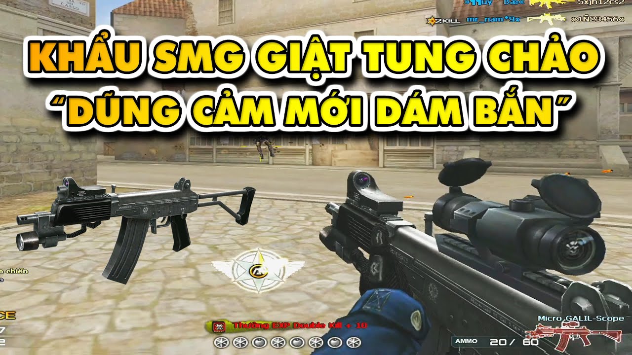 ☆Micro Galil Scope - SMG mà sao giật tung nóc thế nàyyyyyy ?!   - Tú Lê