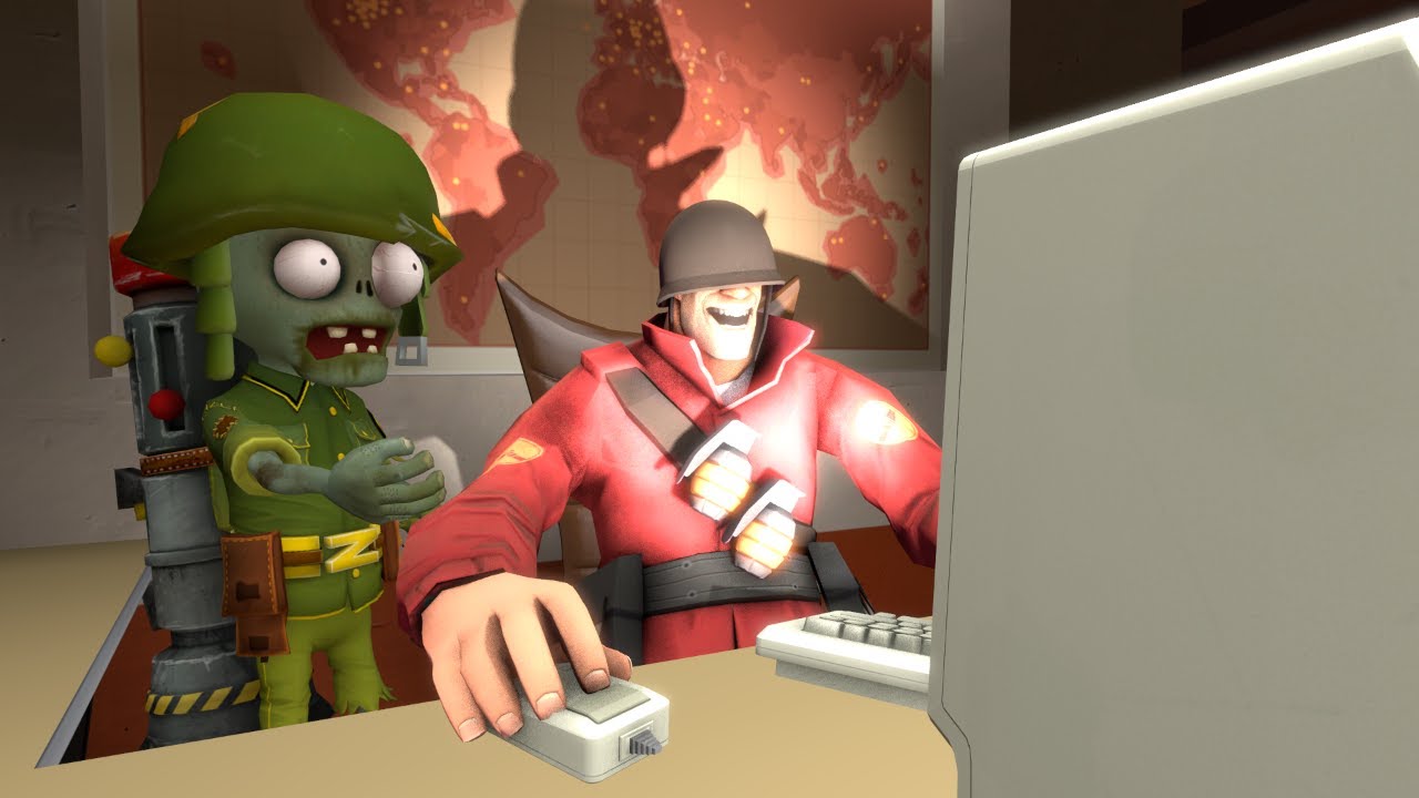 TF2 Player plays PVZ Garden Warfare 2