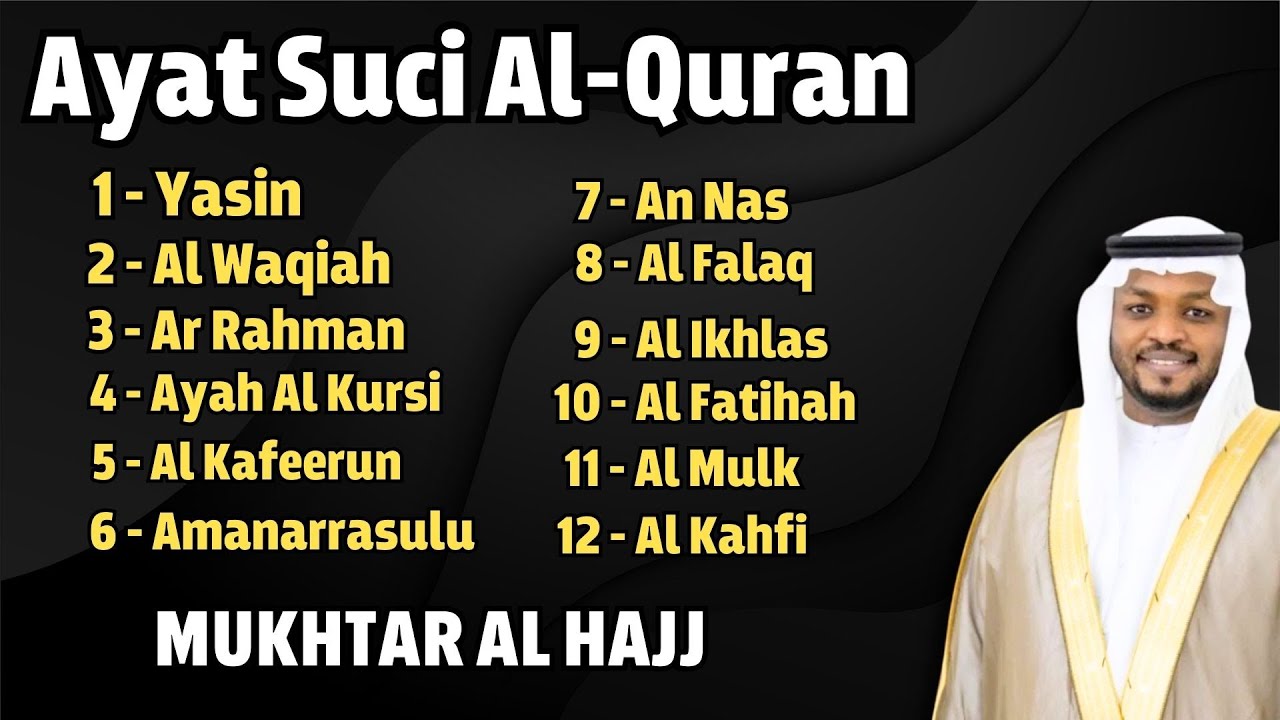 Alquran Dengan Suara Yang Sangat Indah -Alfatiha, Alkahfi,Yasin,Alwaqia, Arrahman,Almulk Almoeathat