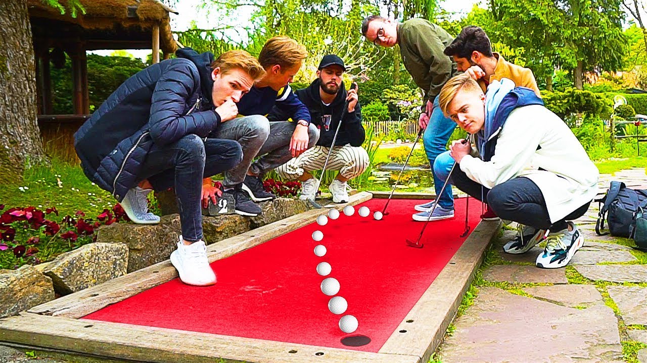 DE BANKZITTERS GAAN MINIGOLFEN!!