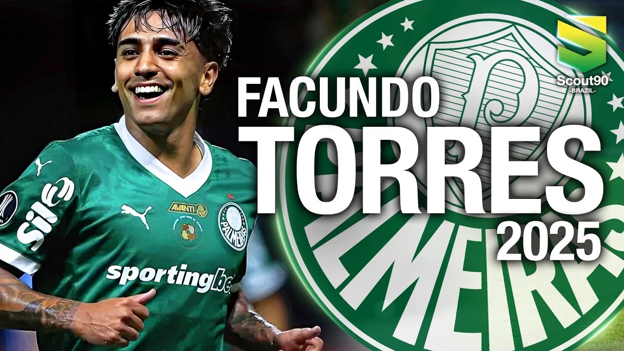 Facundo Torres 2025 - Crazy Skills, Assists & Goals - Palmeiras | HD