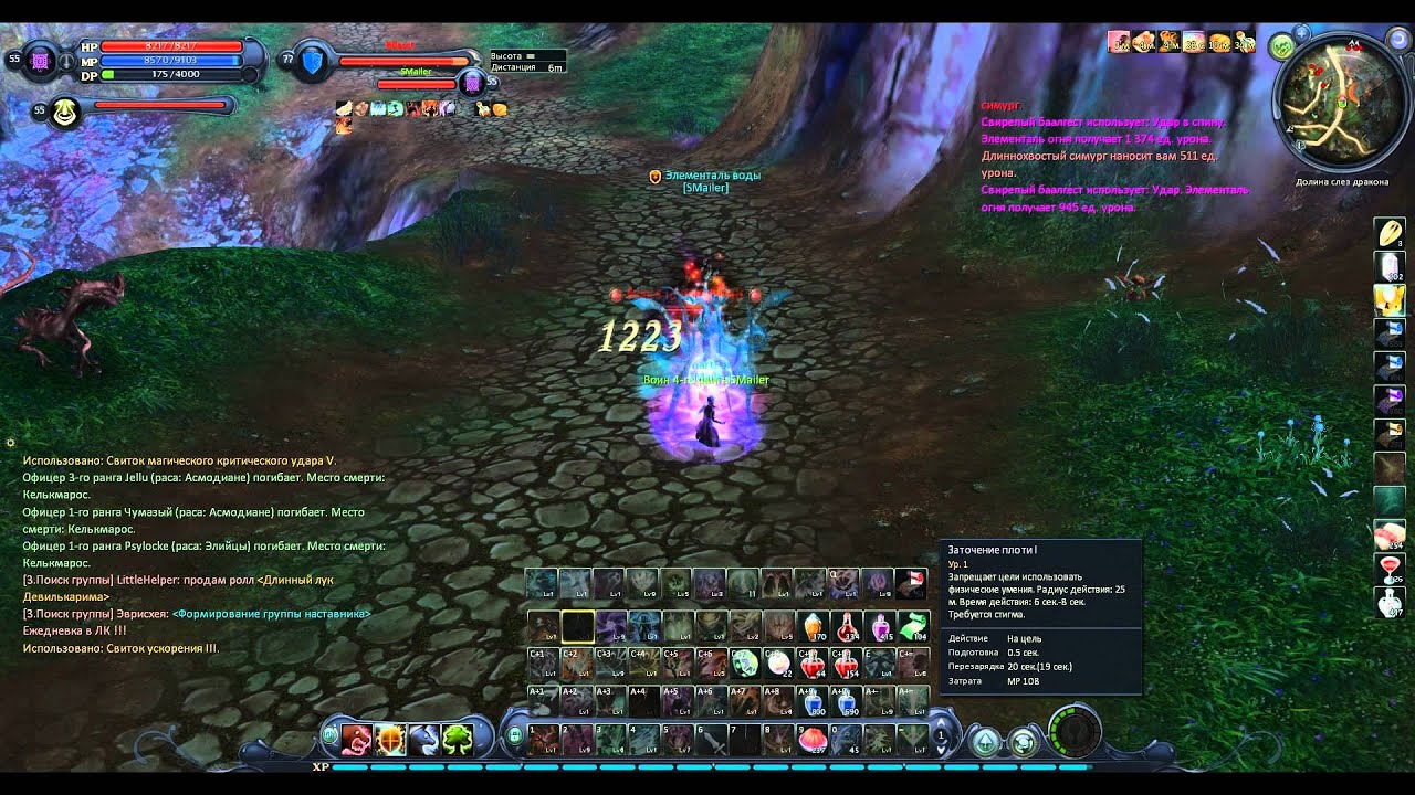 Aion 2.5 Delika (rus), SpiritMaster 55,  SMailer, pvp part2 (avoiding fear skills)