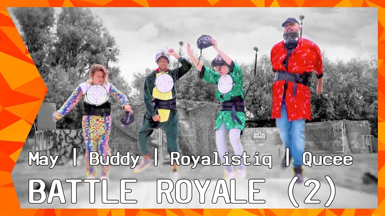 ZAPPSPORT BATTLE ROYALE: PART 2 | ROYALISTIQ, QUCEE, BUDDY & MAY VS 100 KIDS | FORTNITE IN REAL LIFE