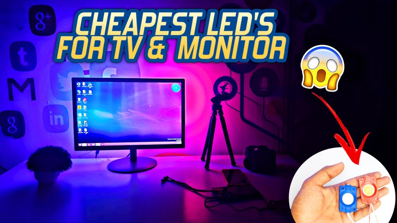 Led lights for PC Desk setup cheap just Rs 40!!!!