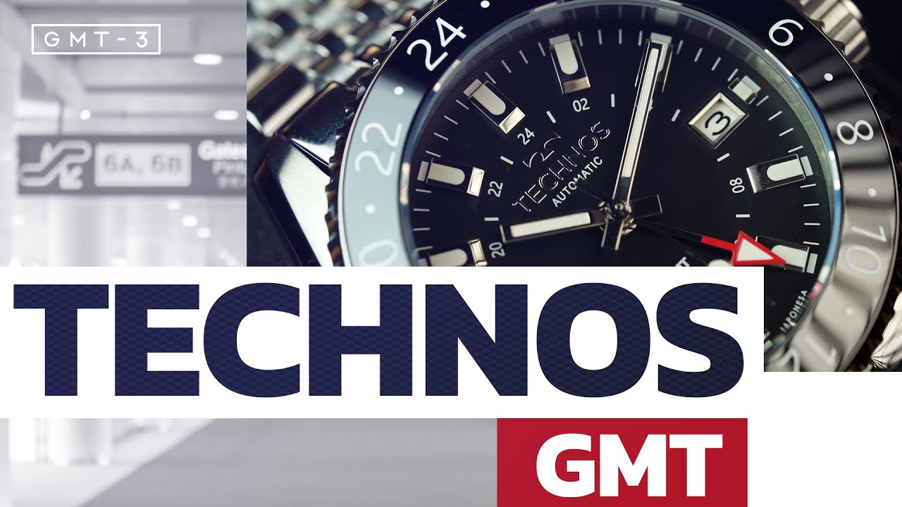 O Relógio Nacional Mais Aguardado do Ano! TECHNOS GMT CHEGOU!