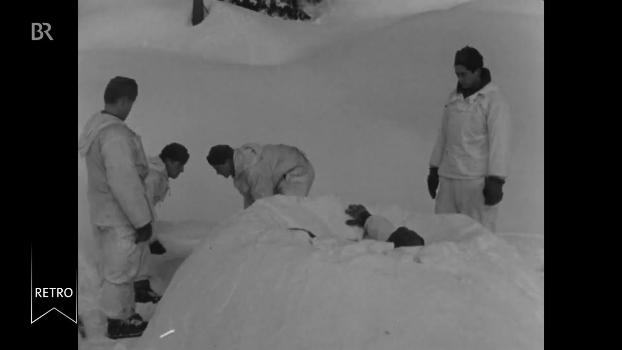 BR Retro Winterlager der Bundeswehr auf der Reiteralpe 1963