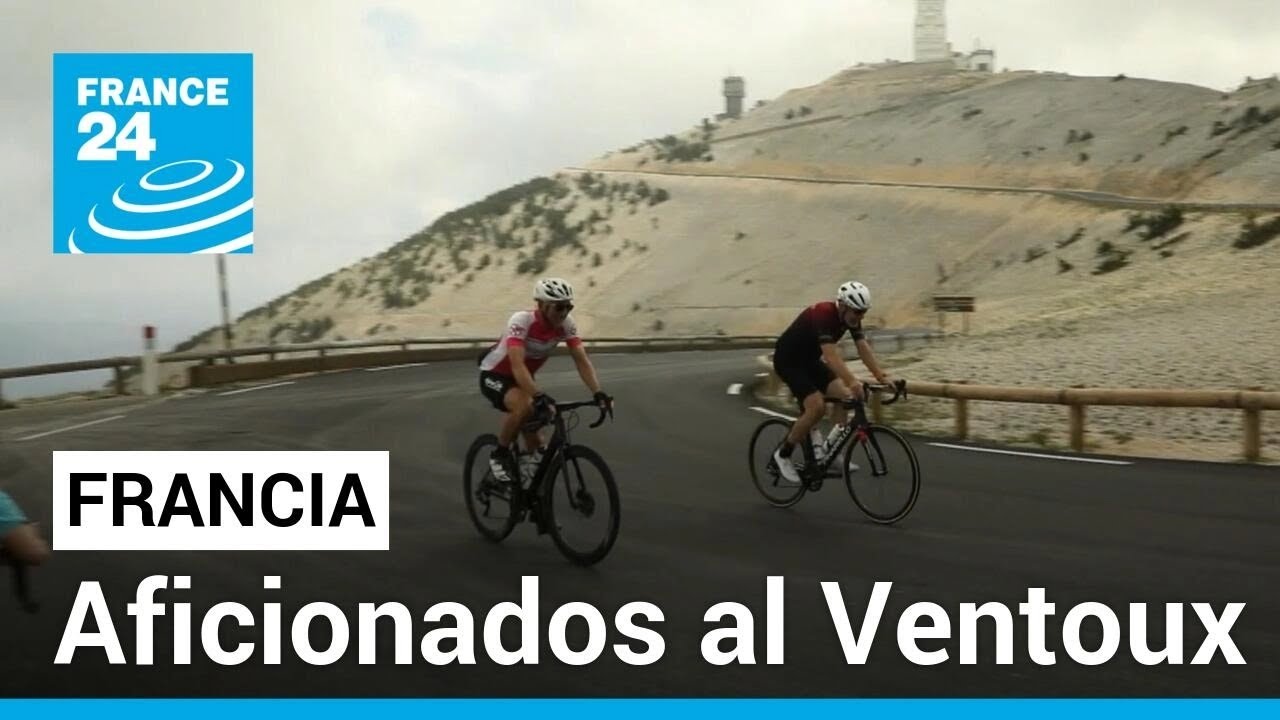 Ciclistas acuden al Mont Ventoux de Francia para el 