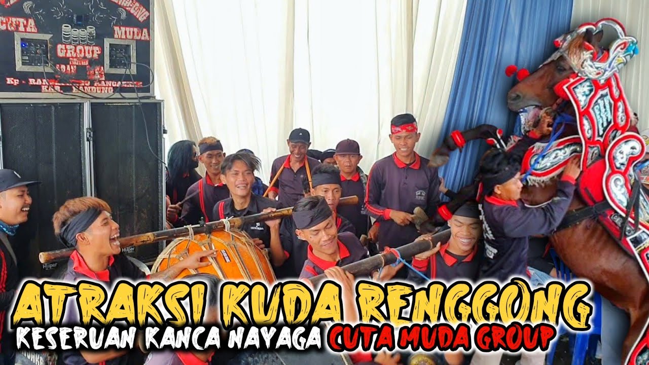 ATRAKSI KUDA RENGGONG ‼️ CUTA MUDA GROUP LIVE LELES GARUT