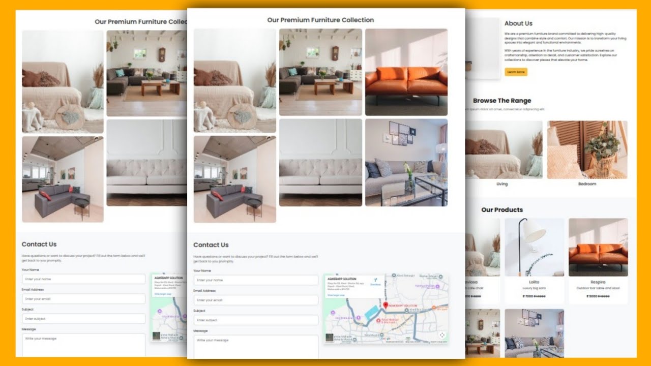 🪑 Free Furniture Website Template | Responsive HTML CSS Bootstrap Design | Download Now &ndash; Devomate