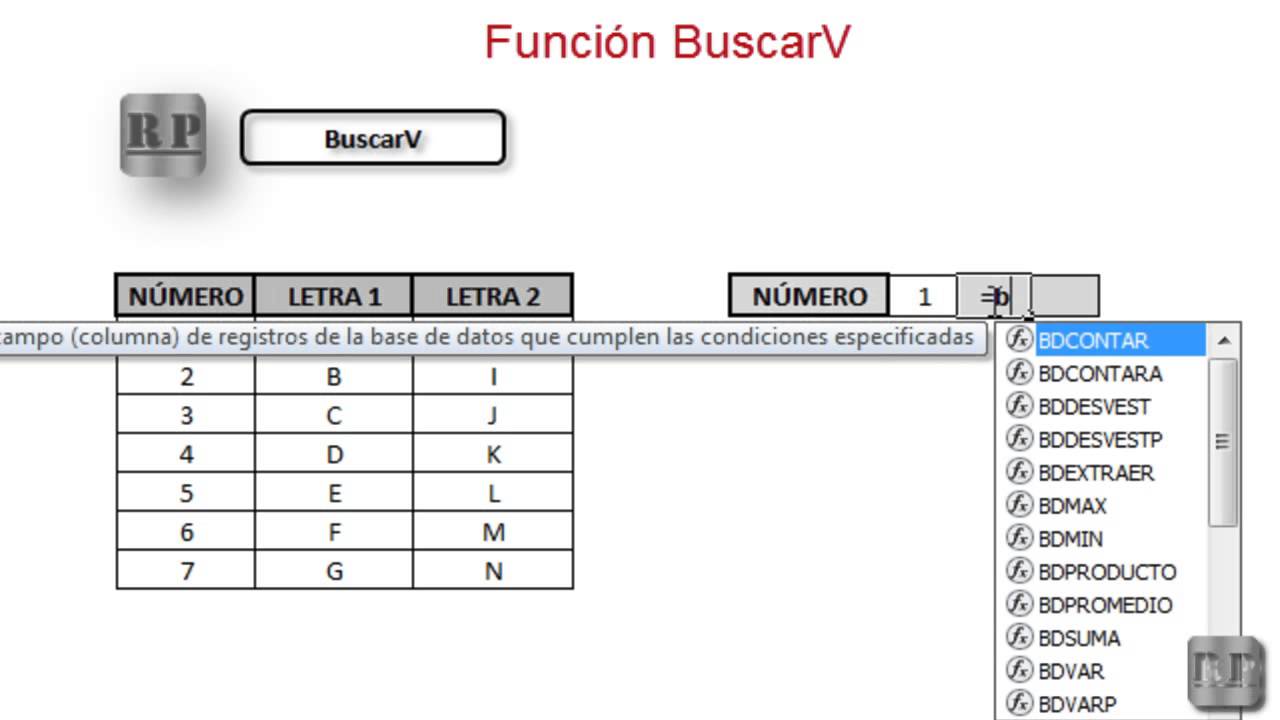 Excel Ejercicio B&aacute;scio 6: BuscarV