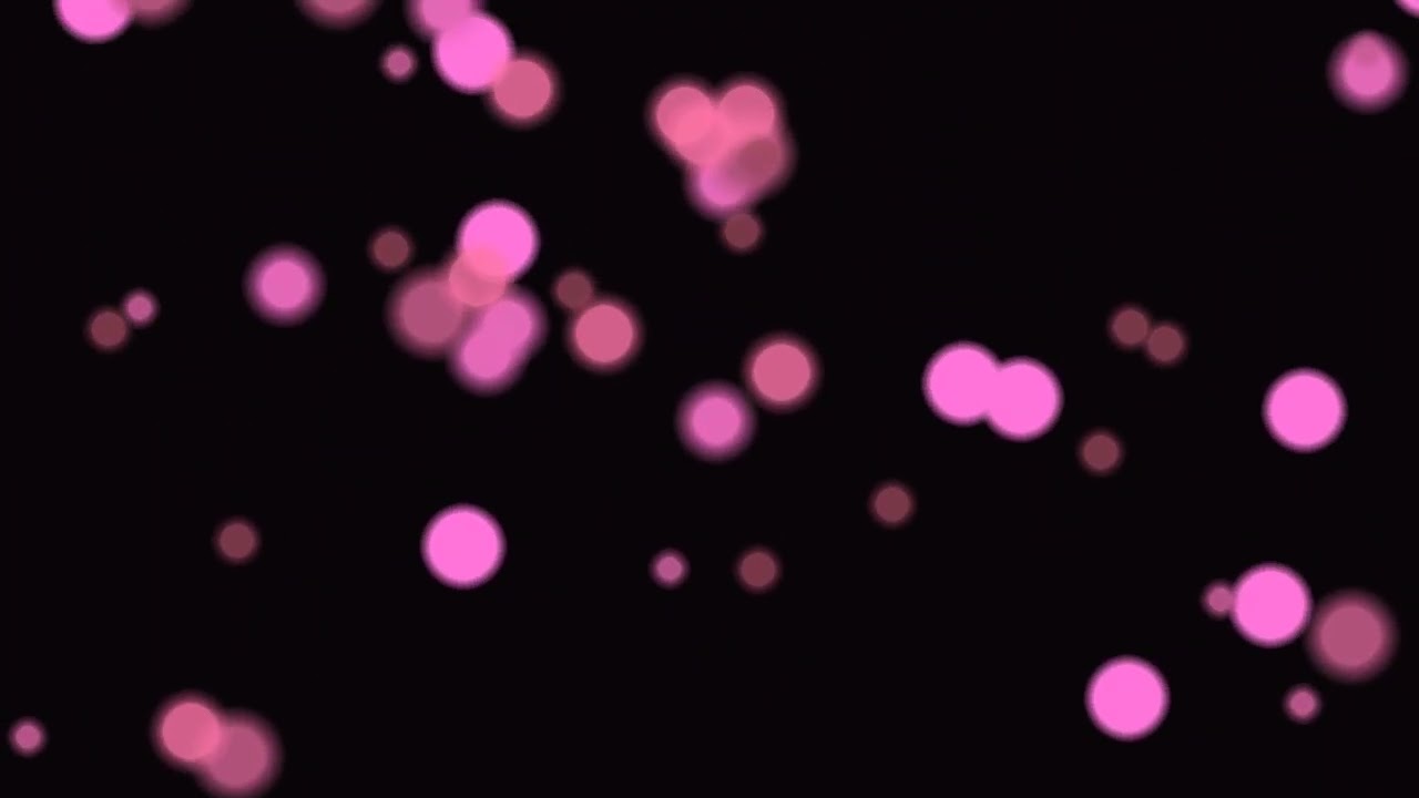 Pinks falling dots Satisfying Bokeh Animation Loop